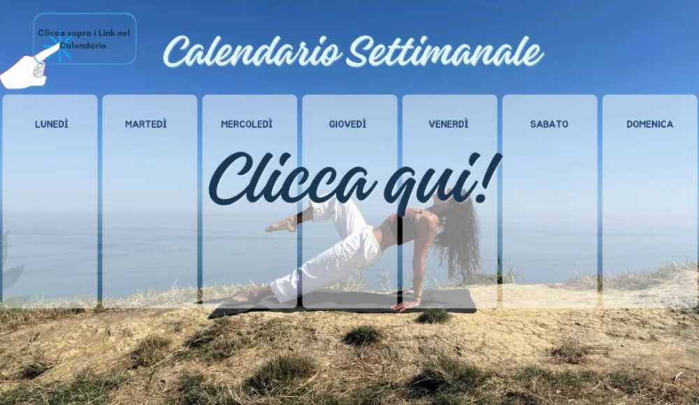 Calendario settimanale delle lezioni GDC Pilates Studio